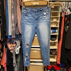 AEO Super Stretch High Rise Skinny Jean